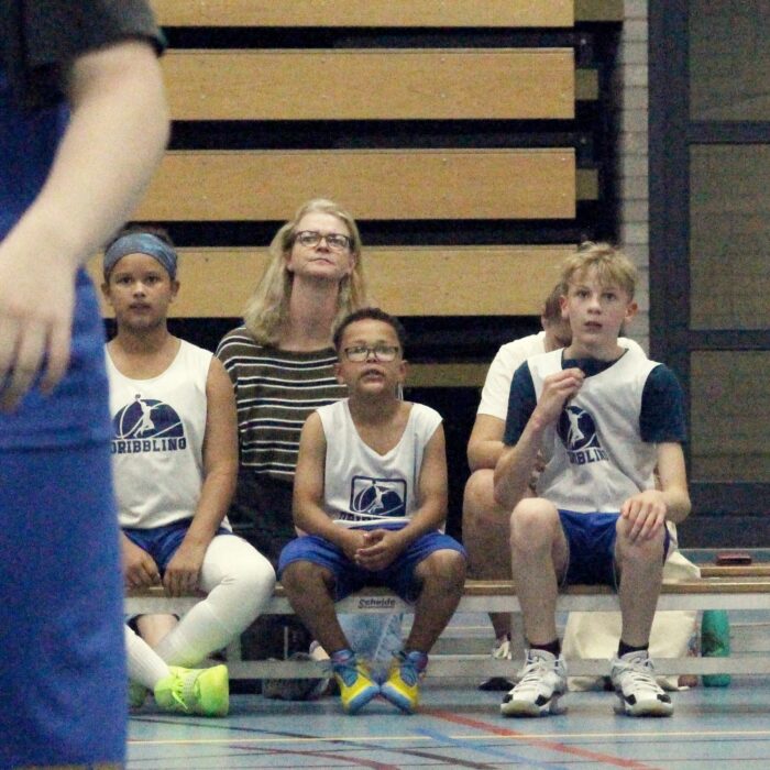 Dribbling basketball school