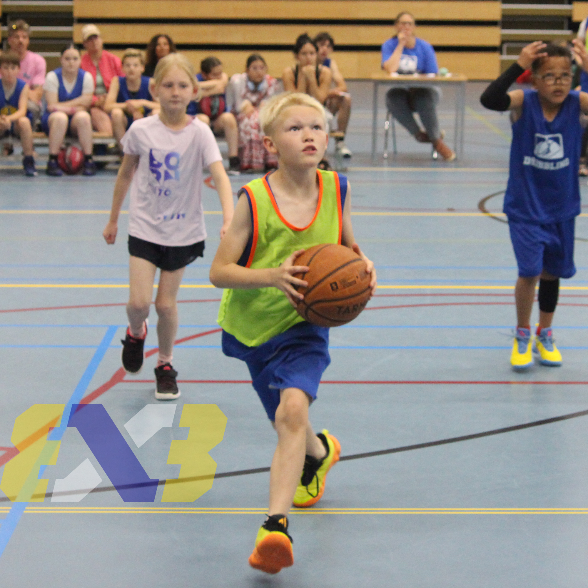 Dribbling Basketball school