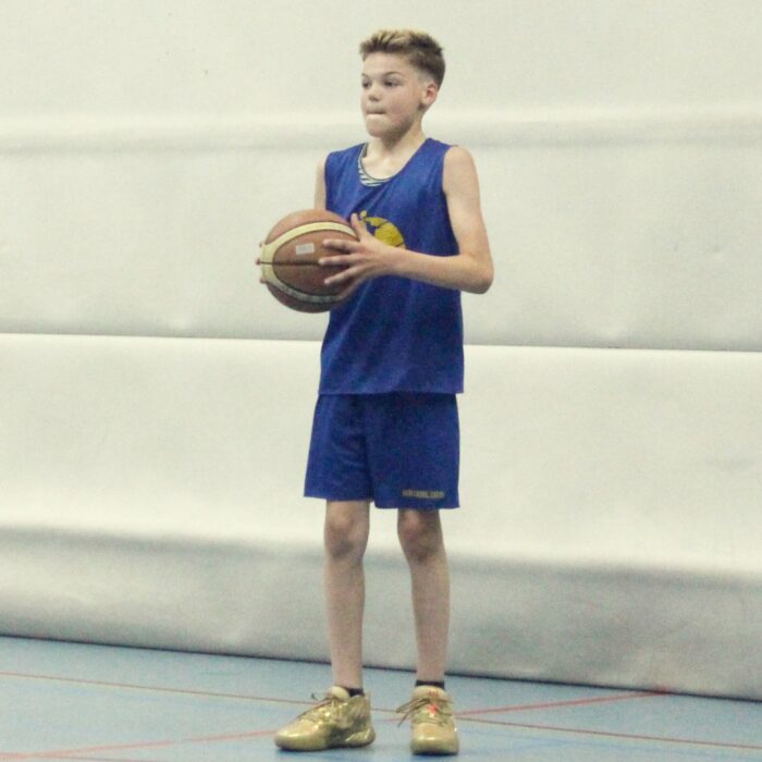 Dribbling basketball school